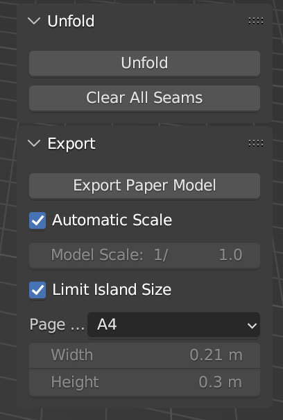 Paper folding configuration